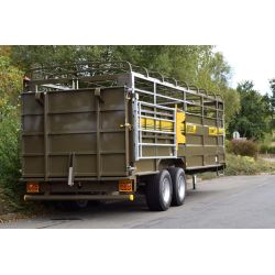 Bétaillère MERCURE 8,20 - Freinage Pneumatique - avec passage de roue - fond résine - Cosnet Agricole