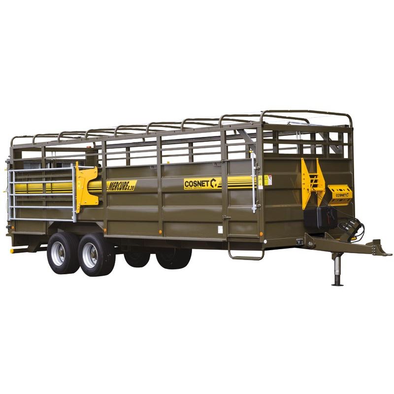 Bétaillère MERCURE 8,20 - Freinage Pneumatique - avec passage de roue - fond tôlé - Cosnet Agricole Bétaillère MERCURE 8,20 - Freinage Pneumatique - avec passage de roue - fond tôlé - Cosnet Agricole