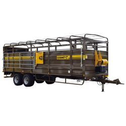 Bétaillère MERCURE 8,20 SPR - Freinage pneumatique - sans passage de roue - fond plat résine - Cosnet Agricole