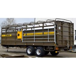 Bétaillère MERCURE 8,20 SPR - Freinage pneumatique - sans passage de roue - fond plat tôlé - Cosnet Agricole