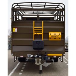 Bétaillère MERCURE 8,20 SPR - Freinage pneumatique - sans passage de roue - fond plat tôlé - Cosnet Agricole