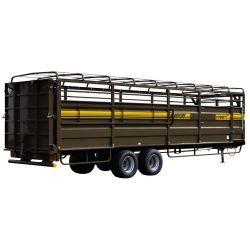 Bétaillère MERCURE 9,50 SPR - sans passage de roue - fond plat résine - Cosnet Agricole