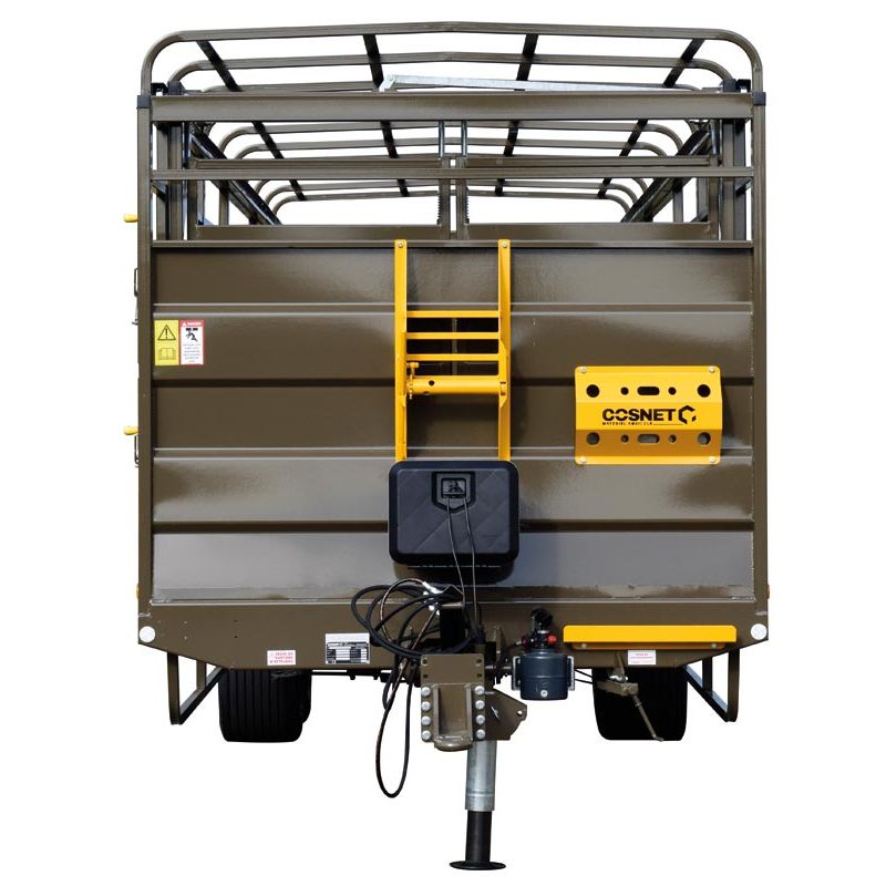 Bétaillère MERCURE 9,50 SPR - sans passage de roue - fond plat résine - Cosnet Agricole