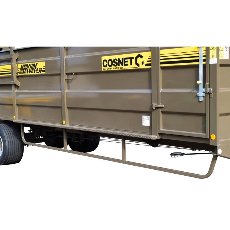 Bétaillère MERCURE 9,50 SPR - sans passage de roue - fond plat résine - Cosnet Agricole