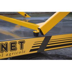 Plateau fourrager BR88 - Freinage pneumatique - Cosnet Agricole