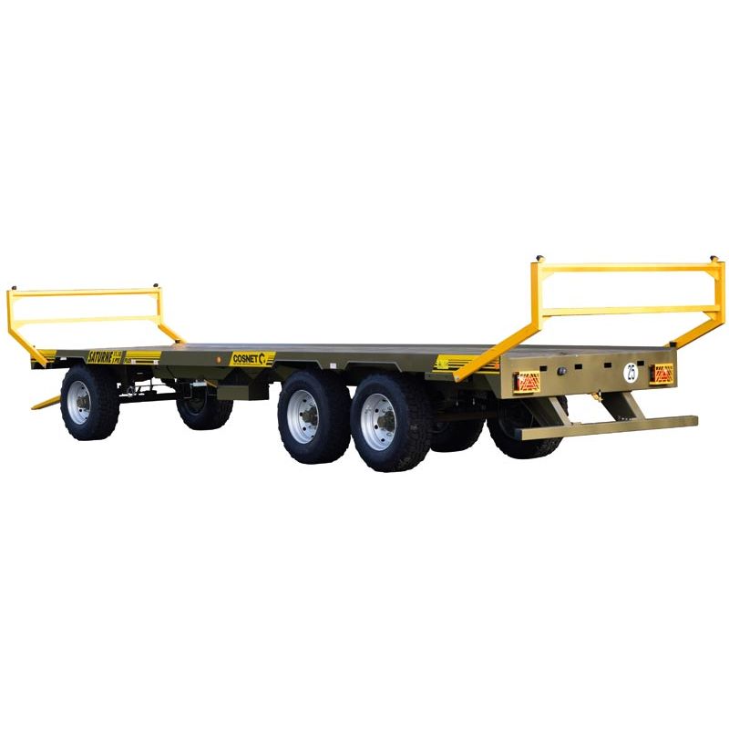 Plateau fourrager 6 roues SATURNE 11.10 S PLUS PTE - Freinage Pneumatique - Pneu 445/45 - Cosnet Agricole