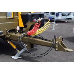 Béquille hydraulique compas avec flexible hydraulique pour tracteur - Cosnet Agricole