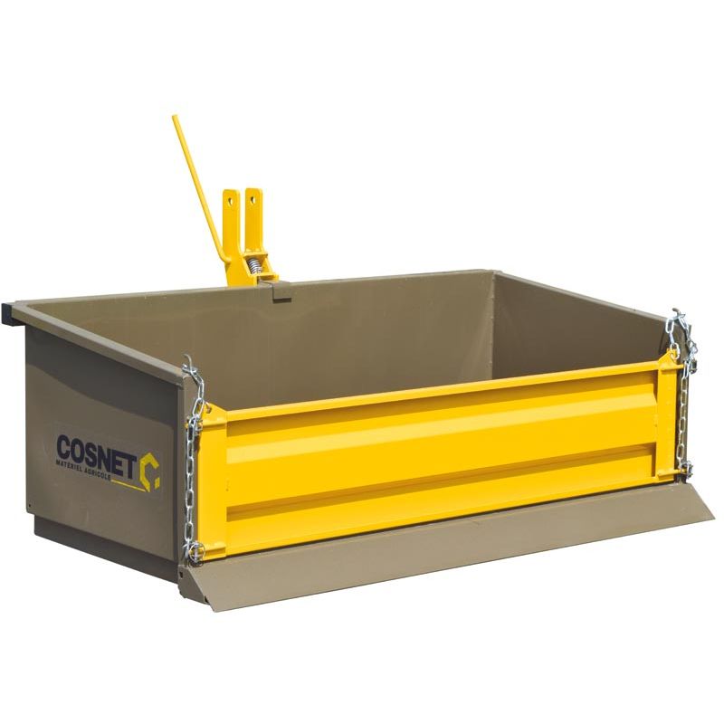 Benne sur châssis peinte - Larg. 1,80 m - Cosnet Agricole