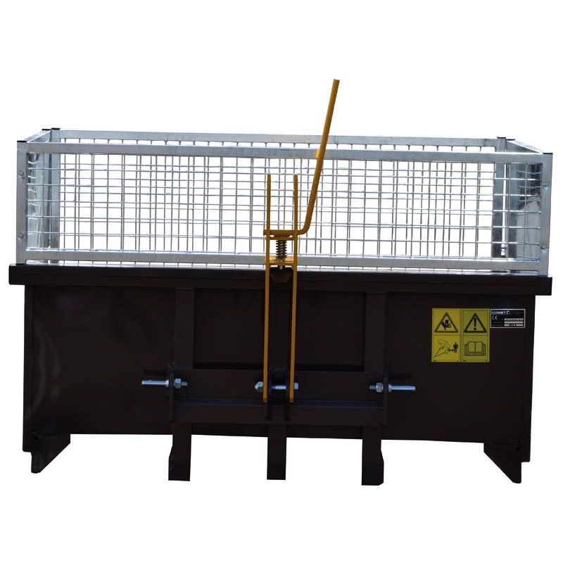 Rehausse grillagée pour bennes 3 points  - Larg. 1,60 m - Cosnet Agricole