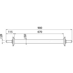 Barre ronde d'attelage - Cosnet Agricole