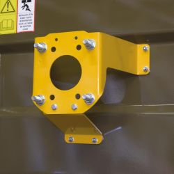 Support de roue de secours pour bétaillère et porte-engins - Cosnet Agricole