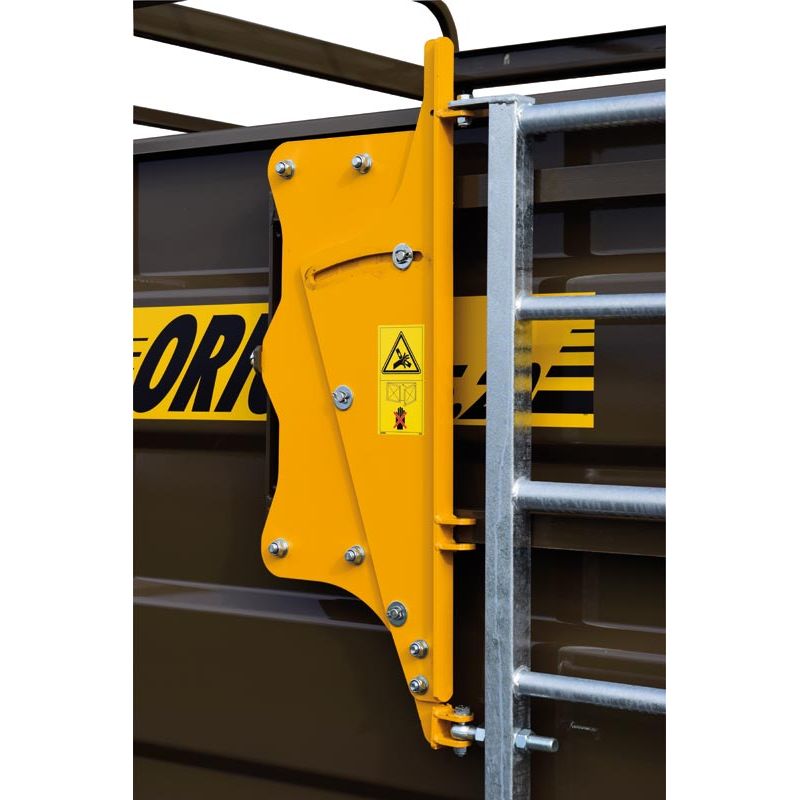 Barrières latérales extérieures standards  sur glissières pour bétaillère - Long. 3 m sans découpe passage de roue - Cosnet Agri