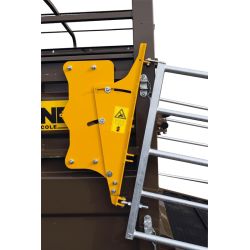 Barrières latérales extérieures standards  sur glissières pour bétaillère - Long. 3 m sans découpe passage de roue - Cosnet Agri