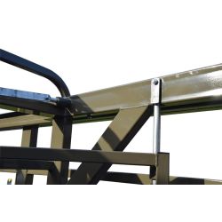 Cloison intérieure de bétaillère coulissante avec 2 portes battantes et volets passage de roue (pour Nept. 5.20 et Orion 5.20) -