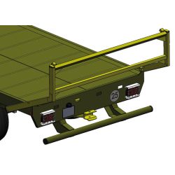 Chape d'attelage arrière pour plateau - Cosnet Agricole