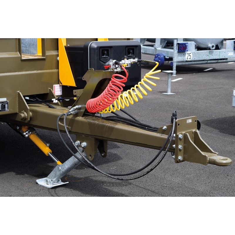 Béquille hydraulique compas avec flexible hydraulique pour tracteur - Cosnet Agricole