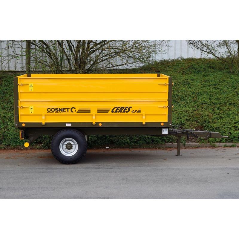 Réhausses de ridelles tôlées avec poteaux en 1 partie - Cosnet Agricole