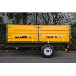 Réhausses de ridelles tôlées avec poteaux en 2 parties - Cosnet Agricole