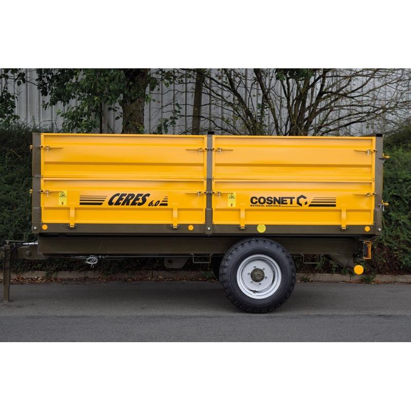 Réhausses de ridelles tôlées avec poteaux en 2 parties - Cosnet Agricole