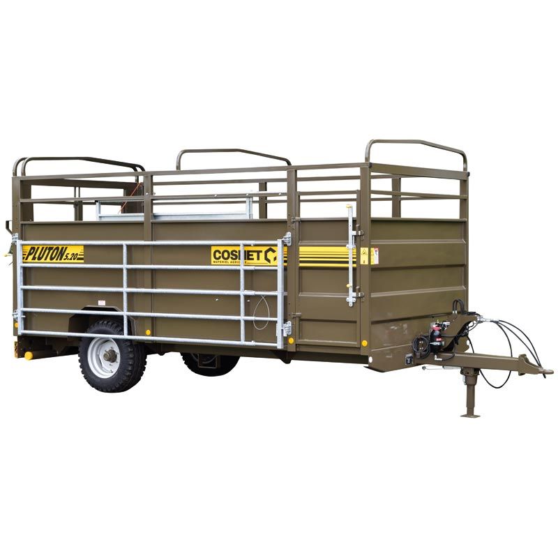 Bétaillère PLUTON 5,20 - Freinage Hydraulique - Fond tôlé - Cosnet Agricole