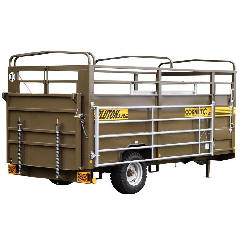 Bétaillère PLUTON 5,20 - Freinage Hydraulique - Fond tôlé - Cosnet Agricole