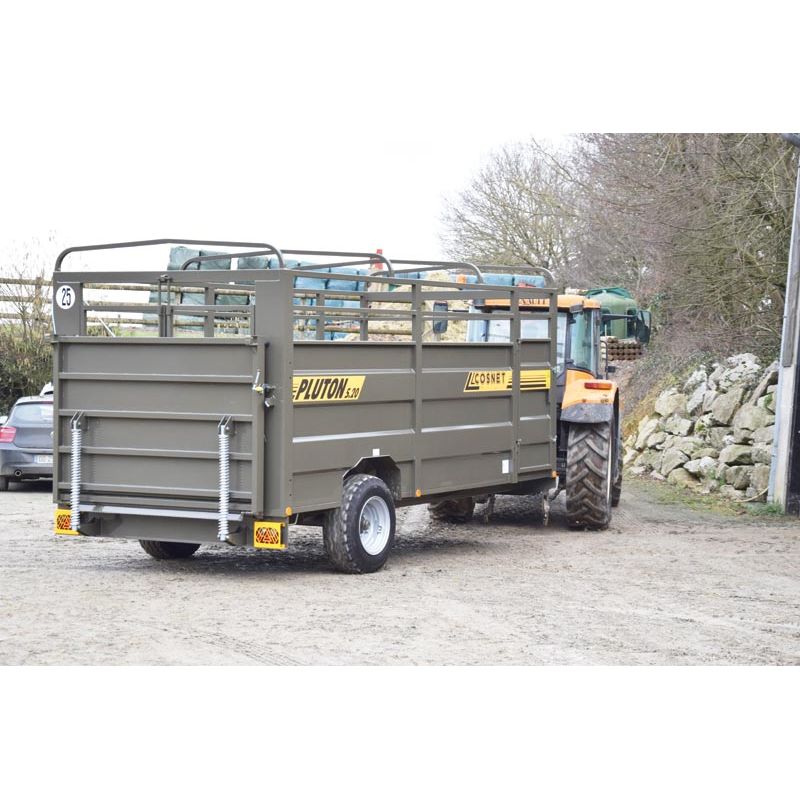 Bétaillère PLUTON 5,20 - fond tôlé - Cosnet Agricole Bétaillère PLUTON 5,20 - fond tôlé - Cosnet Agricole