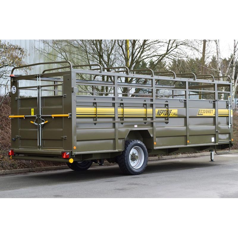 Bétaillère NEPTUNE 7,20 - Freinage Hydraulique - Fond tôlé - Cosnet Agricole