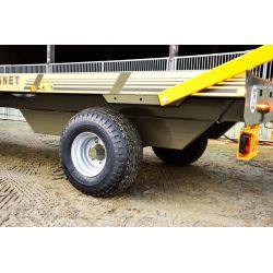 Plateau fourrager 4 roues SATURNE 9.10 PLUS PE -  Freinage Hydraulique - Cosnet Agricole