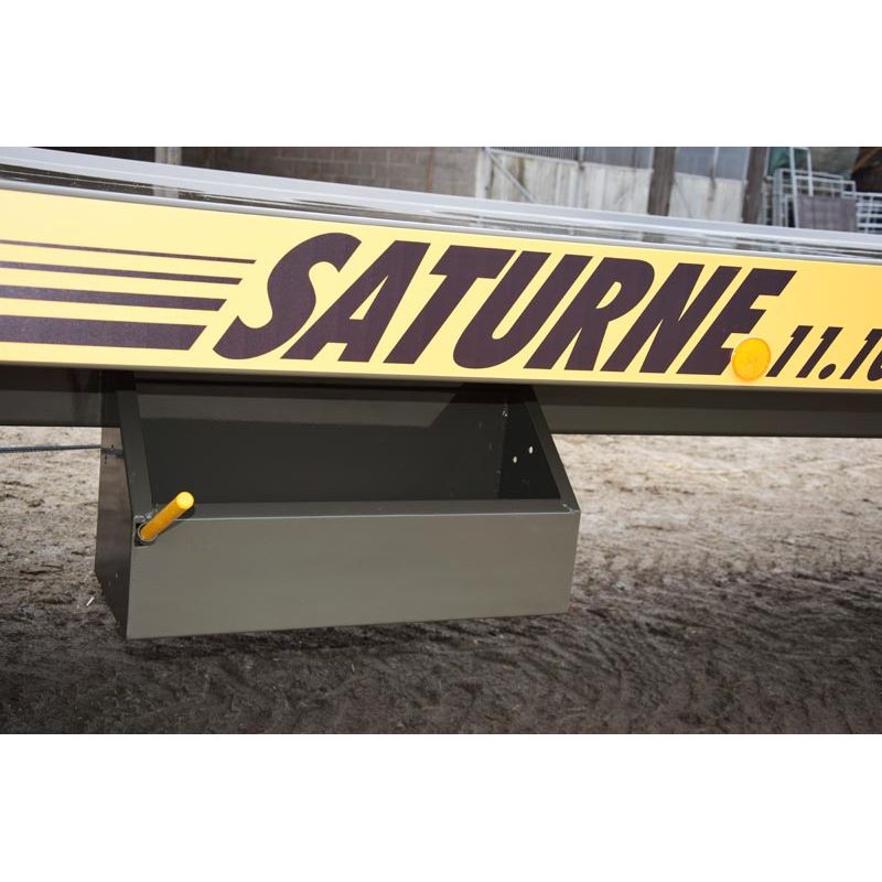 Plateau fourrager 6 roues SATURNE 11.10 S PLUS PTE - Freinage Hydraulique - Pneu 385/65 - Cosnet Agricole Plateau fourrager 6 roues SATURNE 11.10 S PLUS PTE - Freinage Hydraulique - Pneu 385/65 - Cosnet Agricole