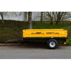 Benne à ridelles CERES 5.0 - Freinage Hydraulique - Pneu 11,5/65 - Cosnet Agricole Benne à ridelles CERES 5.0 - Freinage Hydraulique - Pneu 11,5/65 - Cosnet Agricole