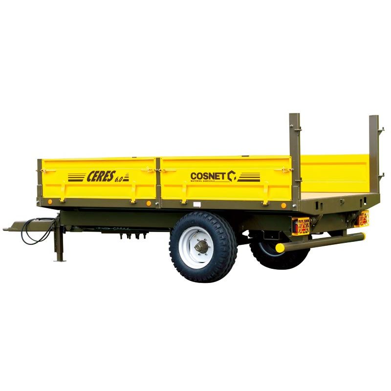 Benne à ridelles CERES 6.2 - Hydraulique - Cosnet Agricole