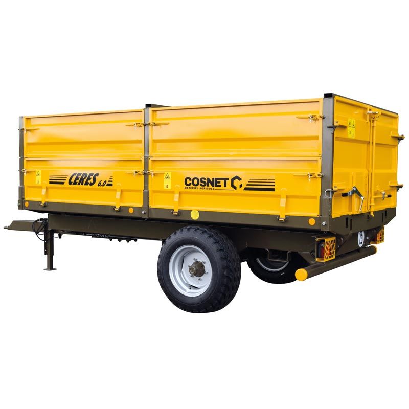 Benne à ridelles CERES 6.2 - Hydraulique - Cosnet Agricole