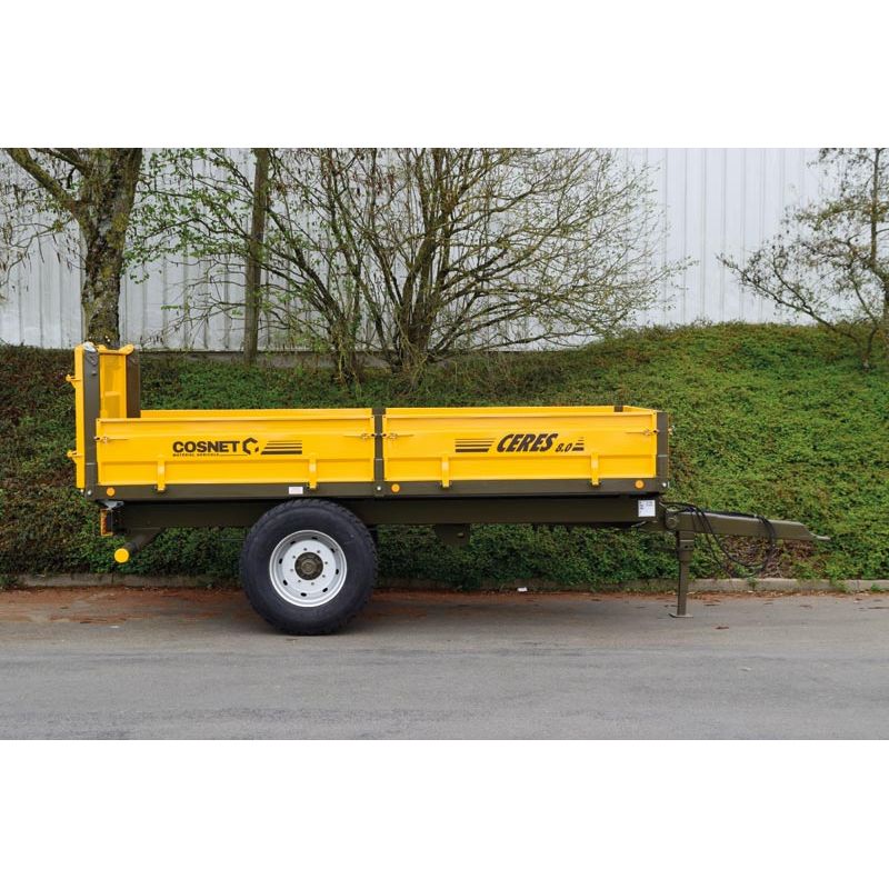 Benne à ridelles CERES 8.5 - Hydraulique - Cosnet Agricole