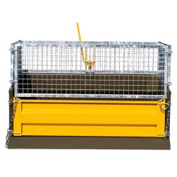 Rehausse grillagée pour bennes 3 points - Larg. 1,60 m - Cosnet Agricole Rehausse grillagée pour bennes 3 points - Larg. 1,60 m - Cosnet Agricole