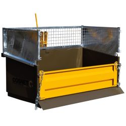 Rehausse grillagée pour bennes 3 points - Larg. 1,60 m - Cosnet Agricole Rehausse grillagée pour bennes 3 points - Larg. 1,60 m - Cosnet Agricole