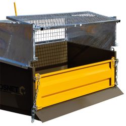 Rehausse grillagée pour bennes 3 points - Larg. 1,60 m - Cosnet Agricole Rehausse grillagée pour bennes 3 points - Larg. 1,60 m - Cosnet Agricole