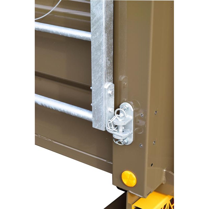 Barrières latérales extérieures standards  sur glissières pour bétaillère - Long. 3 m sans découpe passage de roue - Cosnet Agri