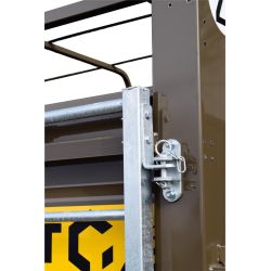 Barrières latérales extérieures standards  sur glissières pour bétaillère - Long. 3 m sans découpe passage de roue - Cosnet Agri