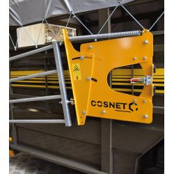 Barrières latérales extérieures PRO sur glissières pour bétaillère - Long. 4/5 m sans découpe passage de roue - Cosnet Agricole Barrières latérales extérieures PRO sur glissières pour bétaillère - Long. 4/5 m sans découpe passage de roue - Cosnet Agricole