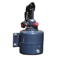 Béquille hydraulique avec pompe manuelle pour remorque agricole - Cosnet Agricole