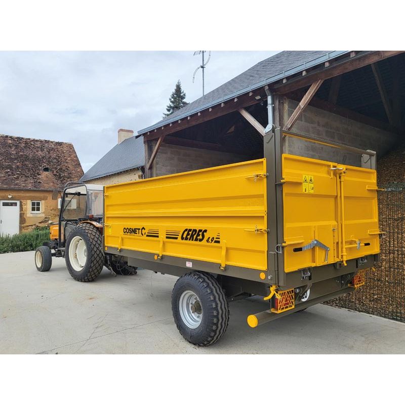 Porte arrière pendulaire 2 battants tôlés - Cosnet Agricole