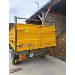 Porte arrière pendulaire 2 battants tôlés - Cosnet Agricole